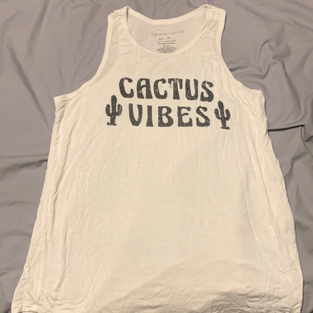 Cactus vibes tank